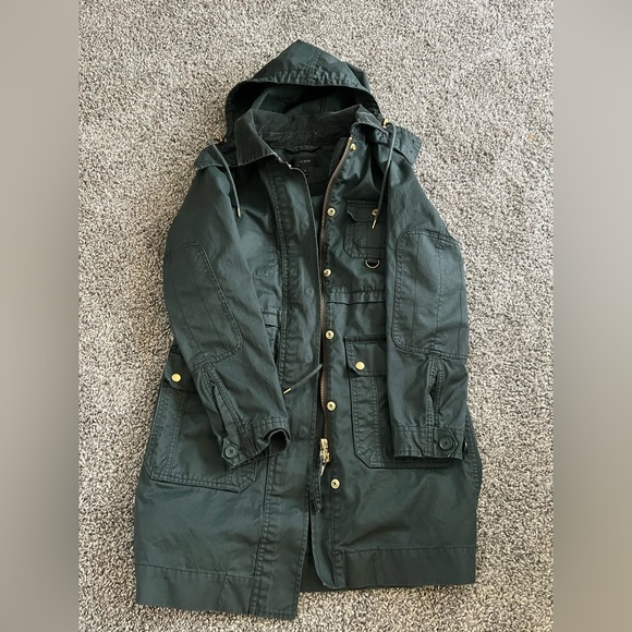 JCREW Womand Green Dark Jacket - Picture 3 of 16